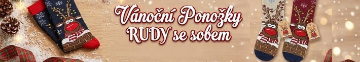 RUDY vánoční ponožky RUDY vánoční ponožky